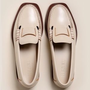Hereu sineu interlaced detail slip on loafer